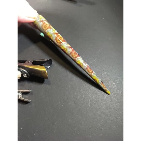 Barrettes Alligator Clips Lot Of 5 Various Sizes - Picture 4 of 8